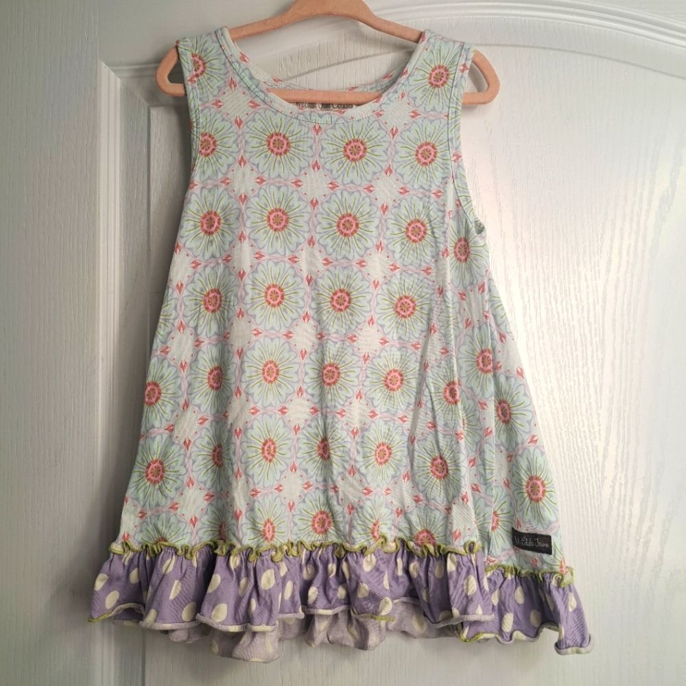 Matilda Jane Trapeze Top Ruffles and Floral